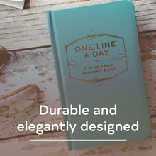 Load image into Gallery viewer, One Line A Day: A Five-Year Memory Book (5 Year Journal, Daily Journal, Yearly Journal, Memory Journal)