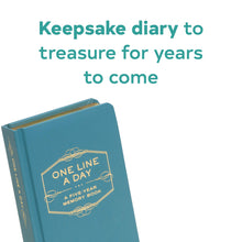 Load image into Gallery viewer, One Line A Day: A Five-Year Memory Book (5 Year Journal, Daily Journal, Yearly Journal, Memory Journal)
