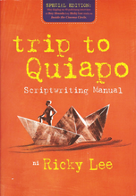 Load image into Gallery viewer, Trip To Quiapo Scriptwriting Manual Special Edition by Ricky Lee available here at Avenida
