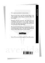 Load image into Gallery viewer, Back cover of a book with text and branding on a white background
