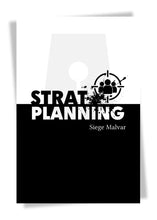 Load image into Gallery viewer, Book titled 'Strat Planning' by Siege Malvar with a black and white cover.
