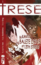 Load image into Gallery viewer, TRESE: Sa Kanto ng Balete Drive at 13th street nina Budjette Tan at Kajo Baldisimo. Salin sa Filipino ni Bob Ong.
